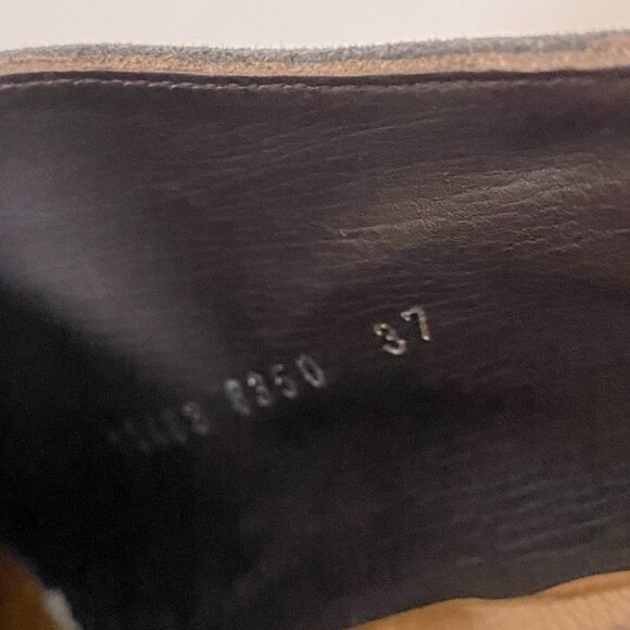 COCLICO Brown Suede Wedge Ankle Booties With Fringe Detail 37 - Picture 8 of 12